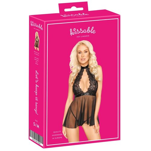 Kissable Sexy haljina Babydoll, Crna Cene