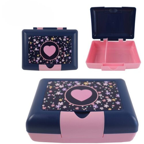 Scool kutija za užinu za decu SC3112, 17.5x13.6cm, 900ml, Teget-roze Cene