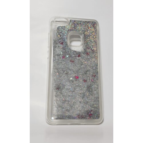  Silikonski ovitek z ble&amp;scaron;čicami Bling za Huawei P10 Lite prozoren s srebrnimi ble&amp;scaron;čicami Slike