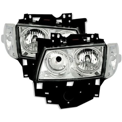 Oem Kristalni farovi Angel Eyes VW Transporter T4 (97-03), Hrom Cene