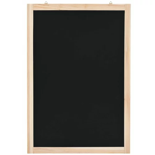 Zidna Stenska črna tabla iz cedrovine 40x60 cm, (20708292)