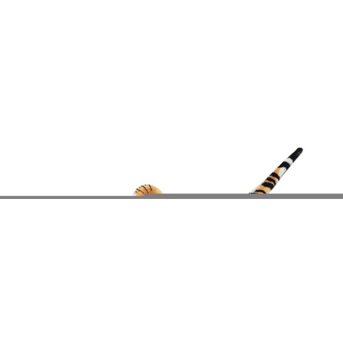vidaXL Plišasta preproga tiger 144 cm rjave barve Cene