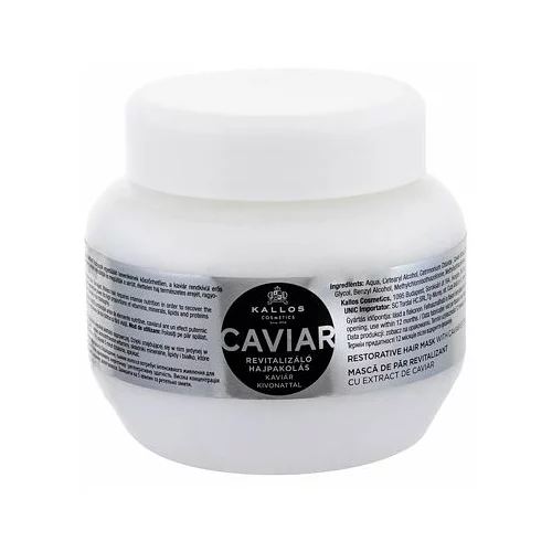 Kallos Cosmetics caviar maska za sjaj i mekoću kose 275 ml