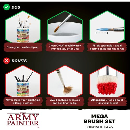 The Army Painter Brush Set - 1 set Slike