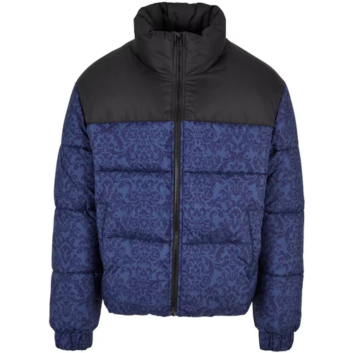 Urban Classics Zimska jakna indigo / golublje plava / crna