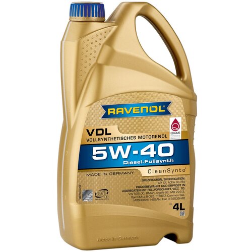 RAVENOL Motorno ulje VDL 5W-40, 4 l Cene