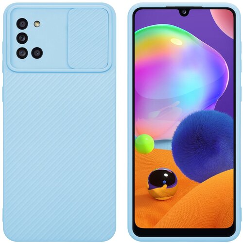 Cadorabo Ohi&scaron;je, združljiv s Samsungom v Bonbon Light Blue - Za&scaron;čitni pokrov iz fleksibilnega silikona TPU in z za&scaron;čito pred kamero, (20595453) Cene