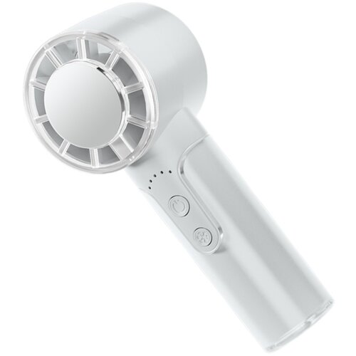 INF Prozoren prenosni ventilator T05 &mdash; 3-stopenjski, Type-C, 2000mAh White, (5000286529) Cene