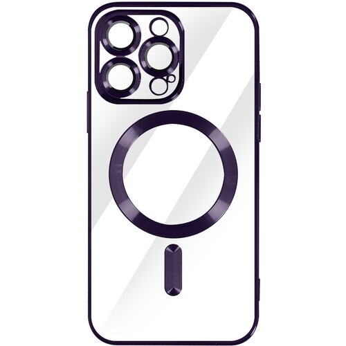 AVIZAR MagSafe ovitek za iPhone 14 Pro Max Silikonska za&amp;scaron;cita kamere Chrome vijolicna, (20575194) Slike