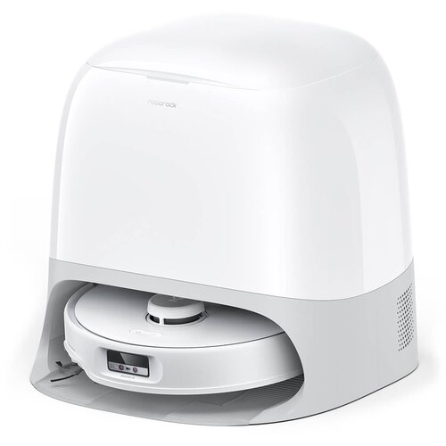 Roborock Robot usisavač sa stanicom za pražnjenje, 6400 mAh, WiFi - Qrevo Curv White Cene