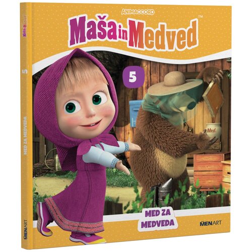 Ma&amp;scaron;a in medved knjiga Med za medveda 5 Slike