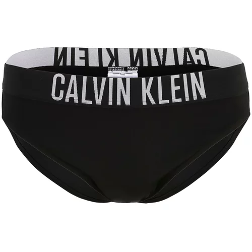 Calvin Klein Swimwear Kratke kopalne hlače črna / bela