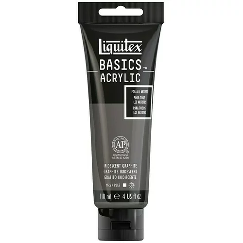 LIQUITEX Basics Akrilna boja (Iridescentna grafit, 118 ml, Tuba)