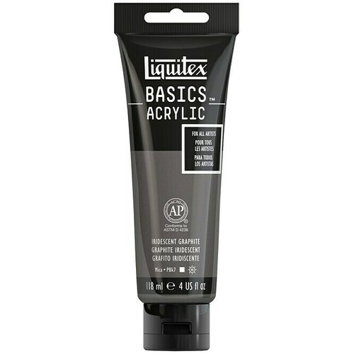 LIQUITEX Basics Akrilna boja (Iridescentna grafit, 118 ml, Tuba) Slike