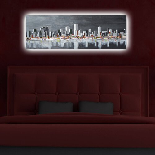 Wallity Zidna slika sa LED osvetljenjem 3090DACT-26, 30x90 cm Cene