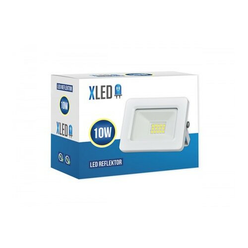 Xled led reflektor 10W, 6500K, 800Lm IP 65, AC220-240V beli ( 10w white ) 10w white Slike