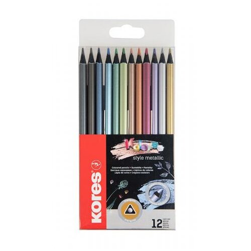 Kores Barvice Kolores Style Metallic, 12 kos Cene