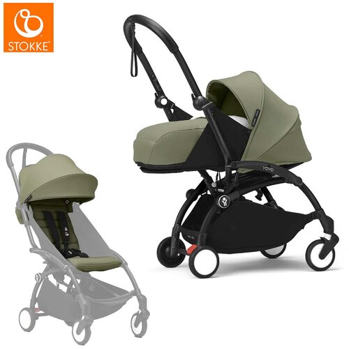 Stokke yoyo³ dječja kolica 2v1 newborn pack 0+ olive (black frame) Cijene