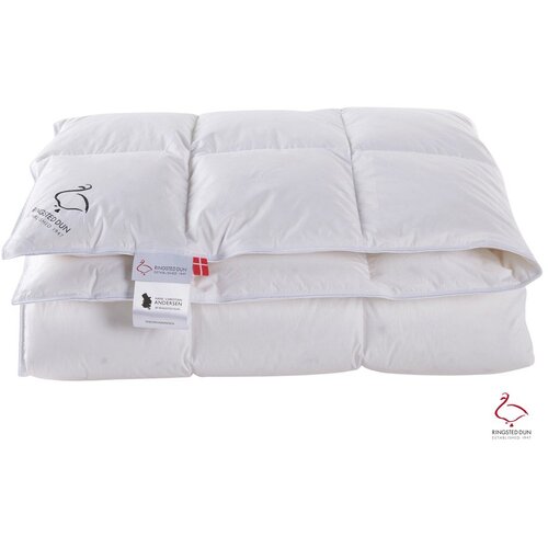 Ringsted Dun Zimska pre&amp;scaron;ita odeja s polnilom iz perja 200x220 cm Snow Queen &amp;ndash; Slike