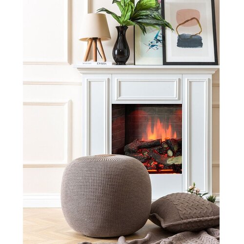 Atelier Del Sofa Tabure, Knit - Mink Slike