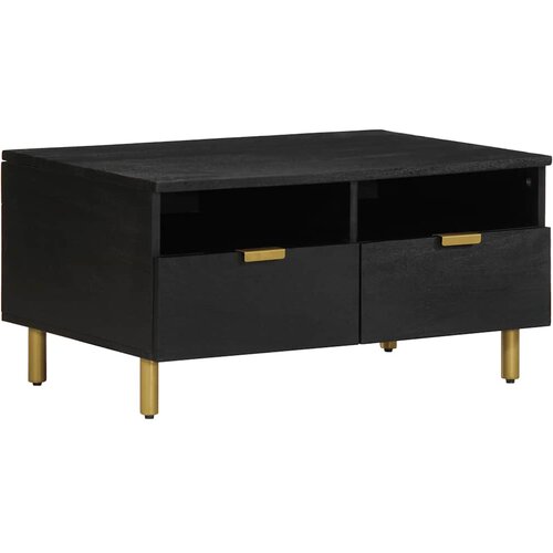  Stolić za kavu crni 80 x 54 x 40 cm od konstruiranog drva Cijene