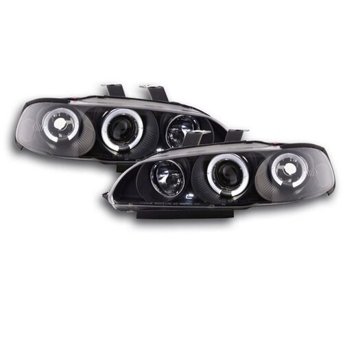 Oem Kristalni farovi Angel Eyes HONDA CIVIC Limuzina (92-95), Crni Cene