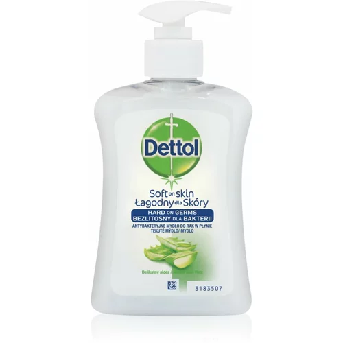 Dettol Soft On Skin Aloe Vera antibakterijsko milo z vonjem aloe vere 250 ml