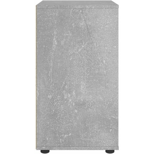  Komoda VISNES beton siva 60x40x73 cm konstruirano drvo Slike