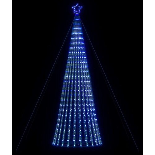 vidaXL LED božićno drvce 1028 LED dioda plavo 403 cm Cijene
