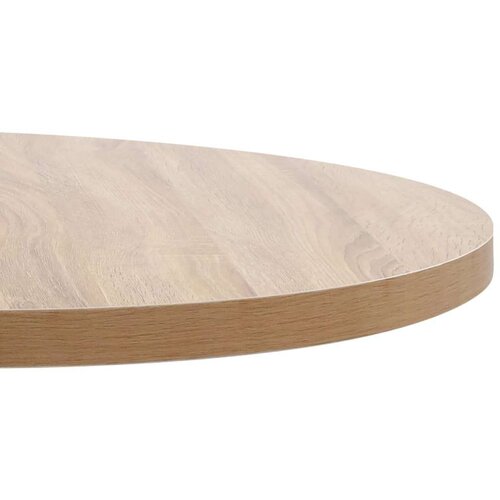 VidaXL Bistro miza svetlo rjava 80 cm mediapan Slike