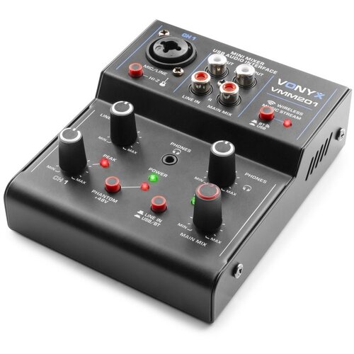  2 kanalna me&amp;scaron;alna miza z Bluetooth predvajalnikom in USB audio vmesnikom - Audio-Kondric Slike