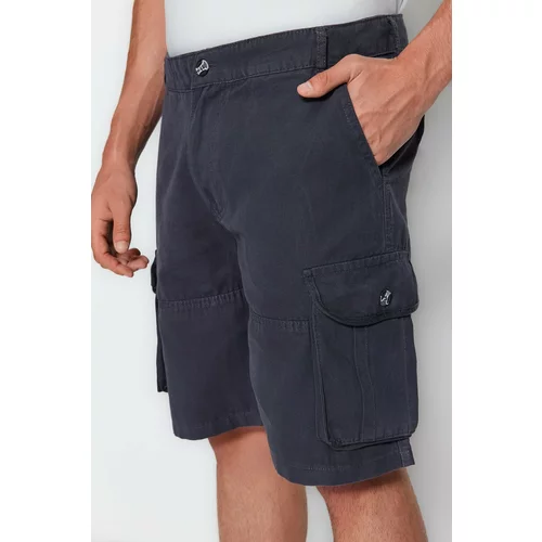 Trendyol Men's Anthracite Cargo Shorts