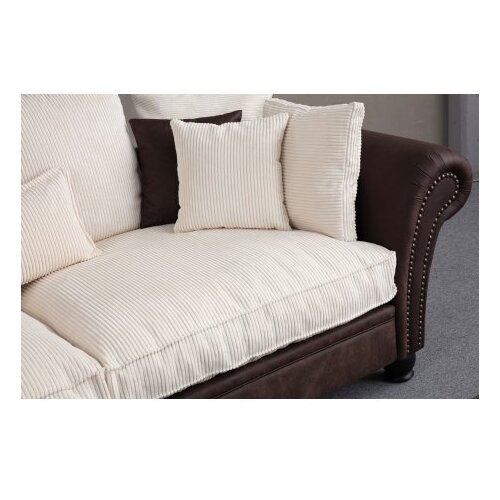 Atelier Del Sofa Trosed Lawrence Lounge, 275x110x76 cm, Smeđe-bijela Cene