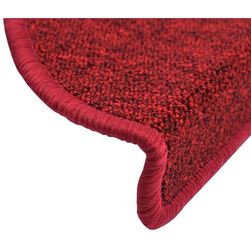  Otirači za stepenice 10 kom 65x24x4 cm bordo Slike