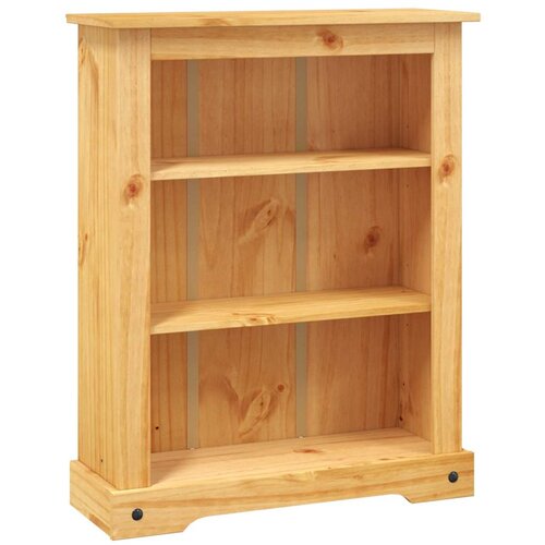Maison Chic Knjižna omara - Knjižni regal 3-nadstropna borovina Corona Range 80x29x100 cm, (21724615) Slike