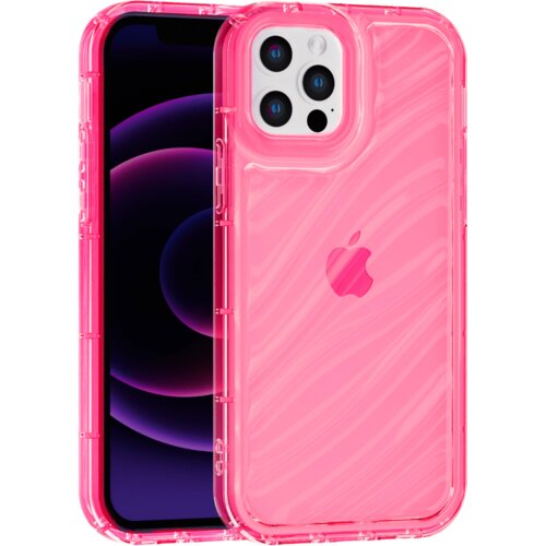 Apple aurora wave maska za iphone 12 pro max - crvena Cene