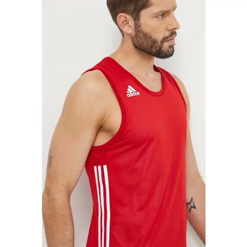Adidas Dvostranska trening majica 3G Speed rdeča barva
