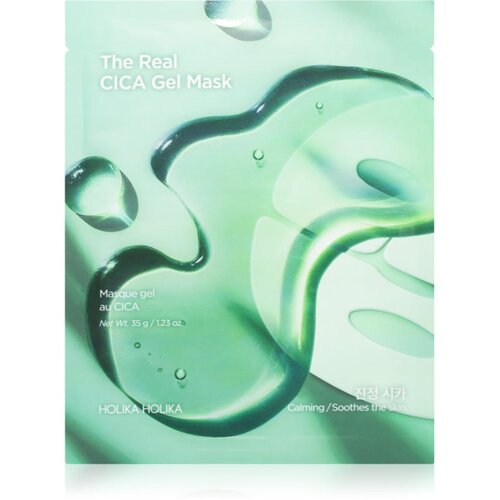 Holika Holika The Real CICA Gel Mask umirujuća sheet maska s hidratantnim učinkom 35 g Slike