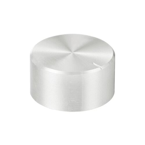 TRU COMPONENTS TC-11696476 okretni gumb s gumbom za obilježavanje srebrna (Ø x V) 25 mm x 13 mm aluminij, plastika 1 S Cijene