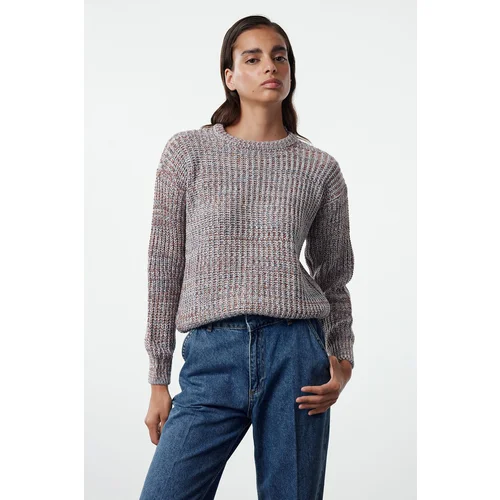 Trendyol Brick Crew Neck Knitwear Sweater