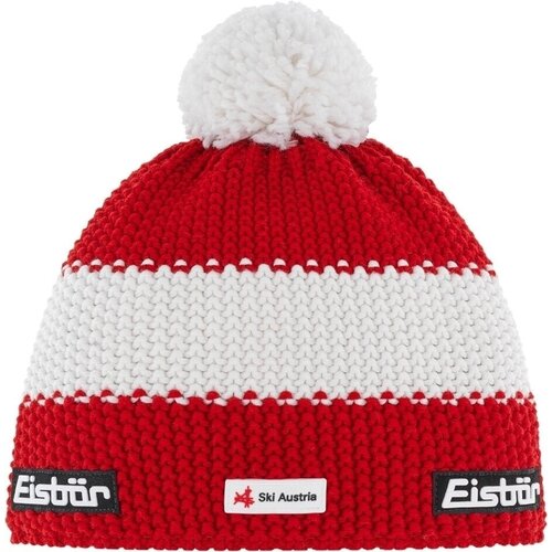 Eisb&amp;auml;r Star Pompon SKA Beanie Red/White/Red UNI Kapa Slike