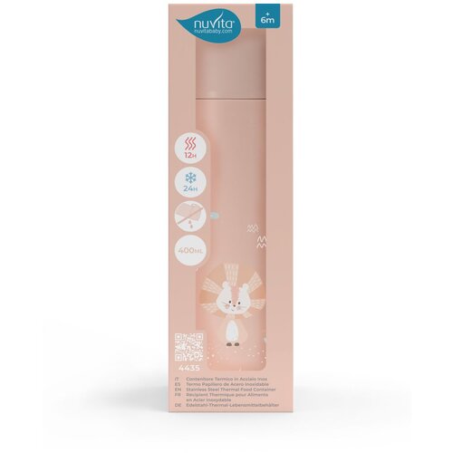 Nuvita termo steklenička 4435 400ml rose Cene