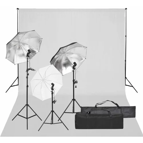  Oprema za fotografski studio sa setom svjetala i pozadinom