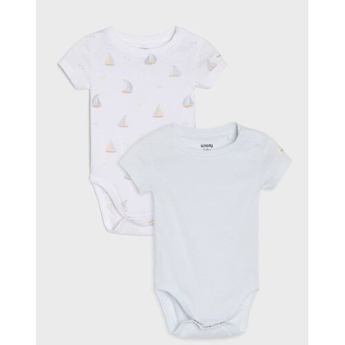 Sinsay Pamučni body s motivom jedrilice 2 pack Cene