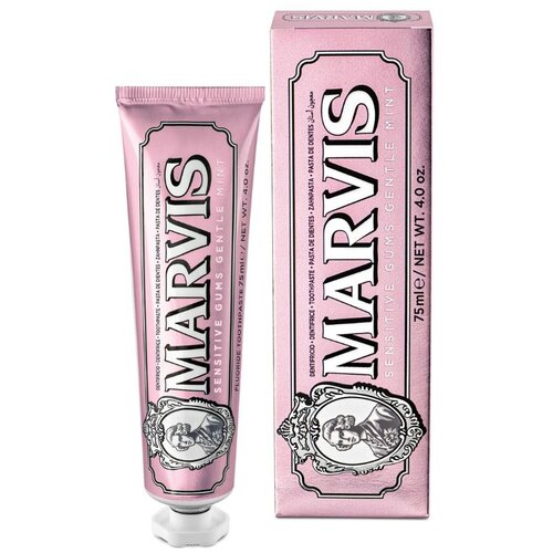 Marvis Sensitive Gums Mint zobna pasta za občutljive zobe 75 ml Slike
