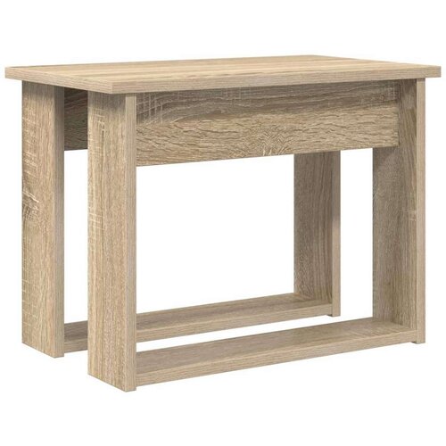  Set stolića za kavu 2 pcs Sonoma hrast Konstruirano drvo Slike