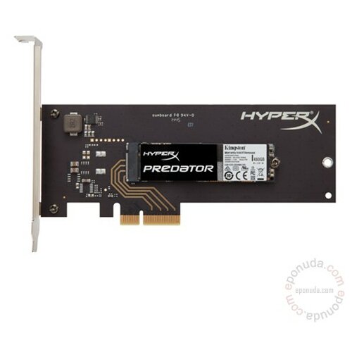 Kingston HyperX Predator 480GB PCIe Gen2 x4 (HHHL) SHPM2280P2H/480G SSD Slike