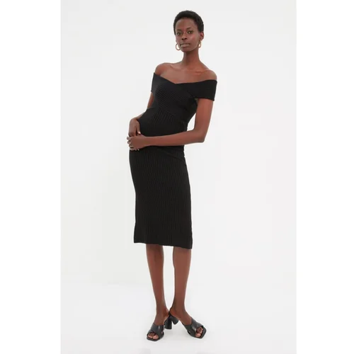 Trendyol Black Knitwear Dress