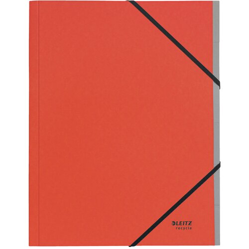 Leitz Mapa Recycle, DIN A4, karton, 6 predelkov, rdeča, (21652102) Slike