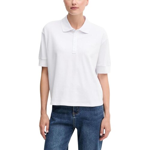 EAX Majice s kratkimi rokavi POLO SHIRT XW000887 AF10819 Bela Cene